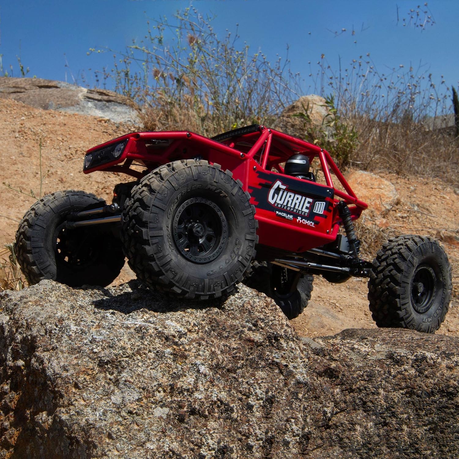 Axial RC Truck 1/10 Capra 1.9 4WS Unlimited Trail Buggy RTR (Batteries and Charger Not Included), Red, AXI03022T1