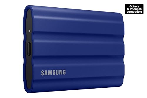 Samsung T7 Shield Portable External Solid State Drive USB 3.2 1TB, IP65 Water Resistant, Compatible with PC/Mac/Android/Gaming Consoles (MUPE1T0K/AM), Beige