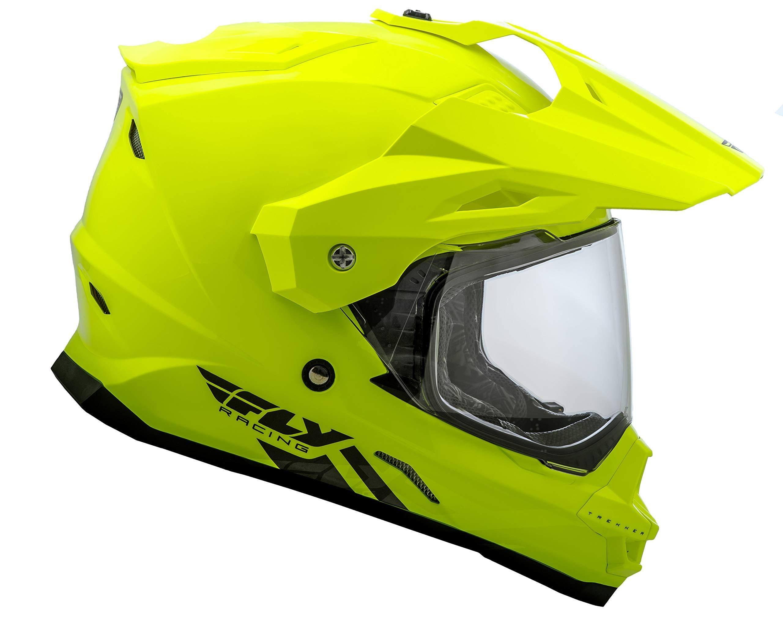 Fly Racing Trekker Solid Helmet Silver