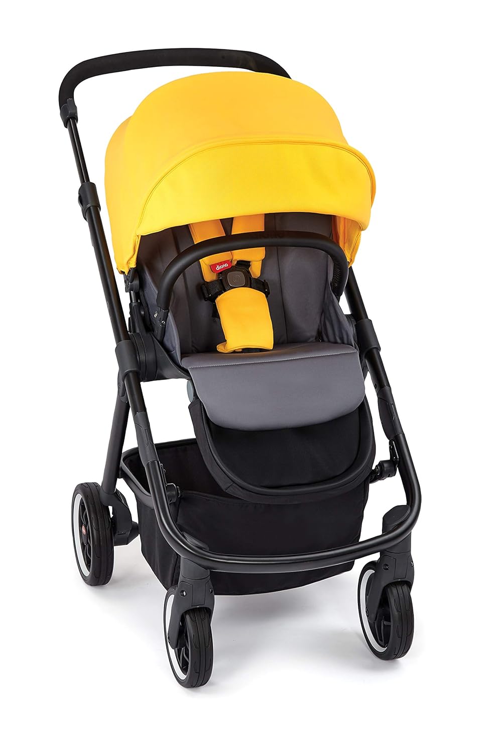 Diono Excurze Luxe Baby, Infant, Toddler Stroller, Perfect City Travel System Stroller and Car Seat Compatible, Adaptors Included Compact Fold, Narrow Ride, XL Storage Basket, Black Camo