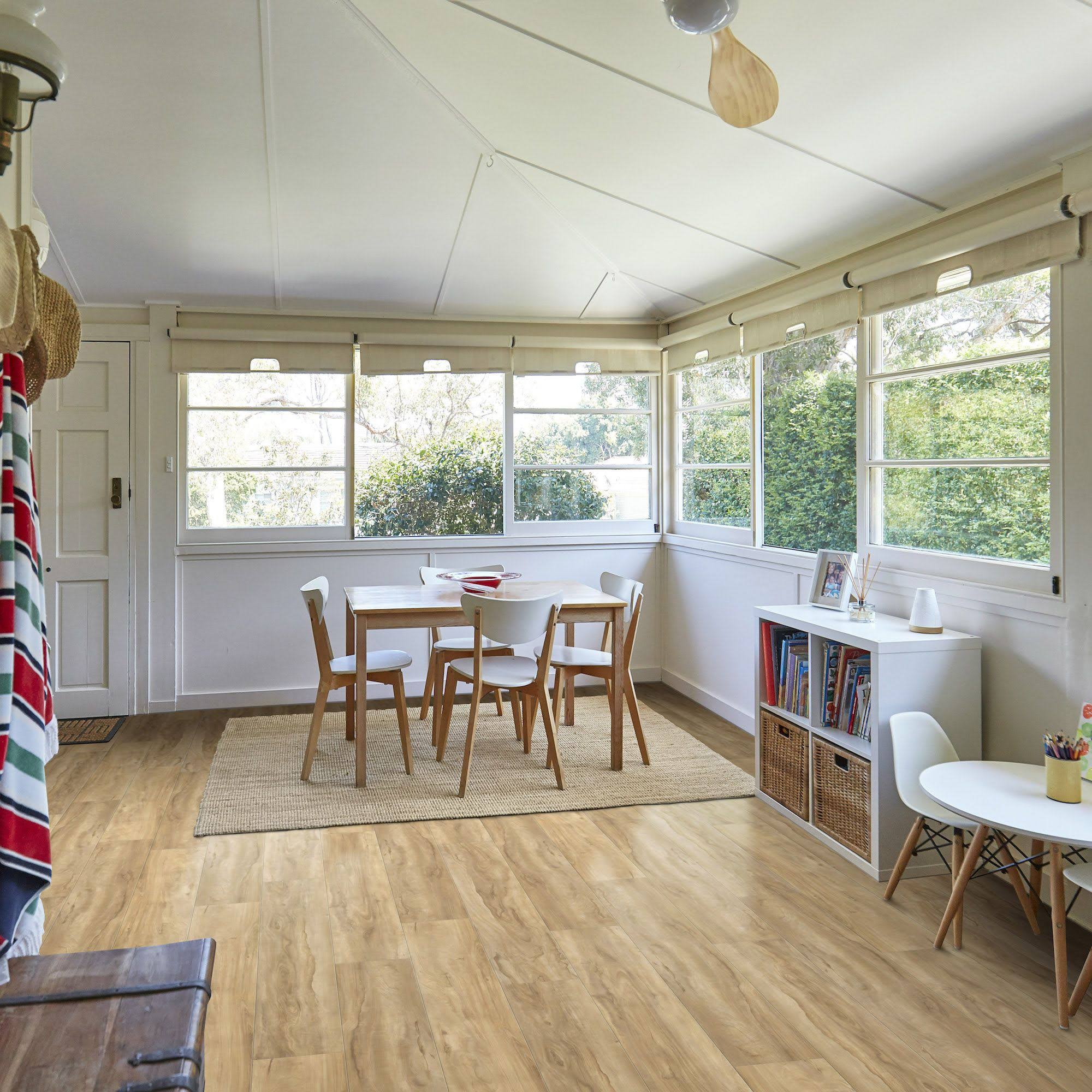 Cali Vinyl Blonde Ale Pro Wide and Click Vinyl Plank Flooring, 23.77sq.ft./box, 10 Planks, 48x22 x 7-1/8x22 x 7/32