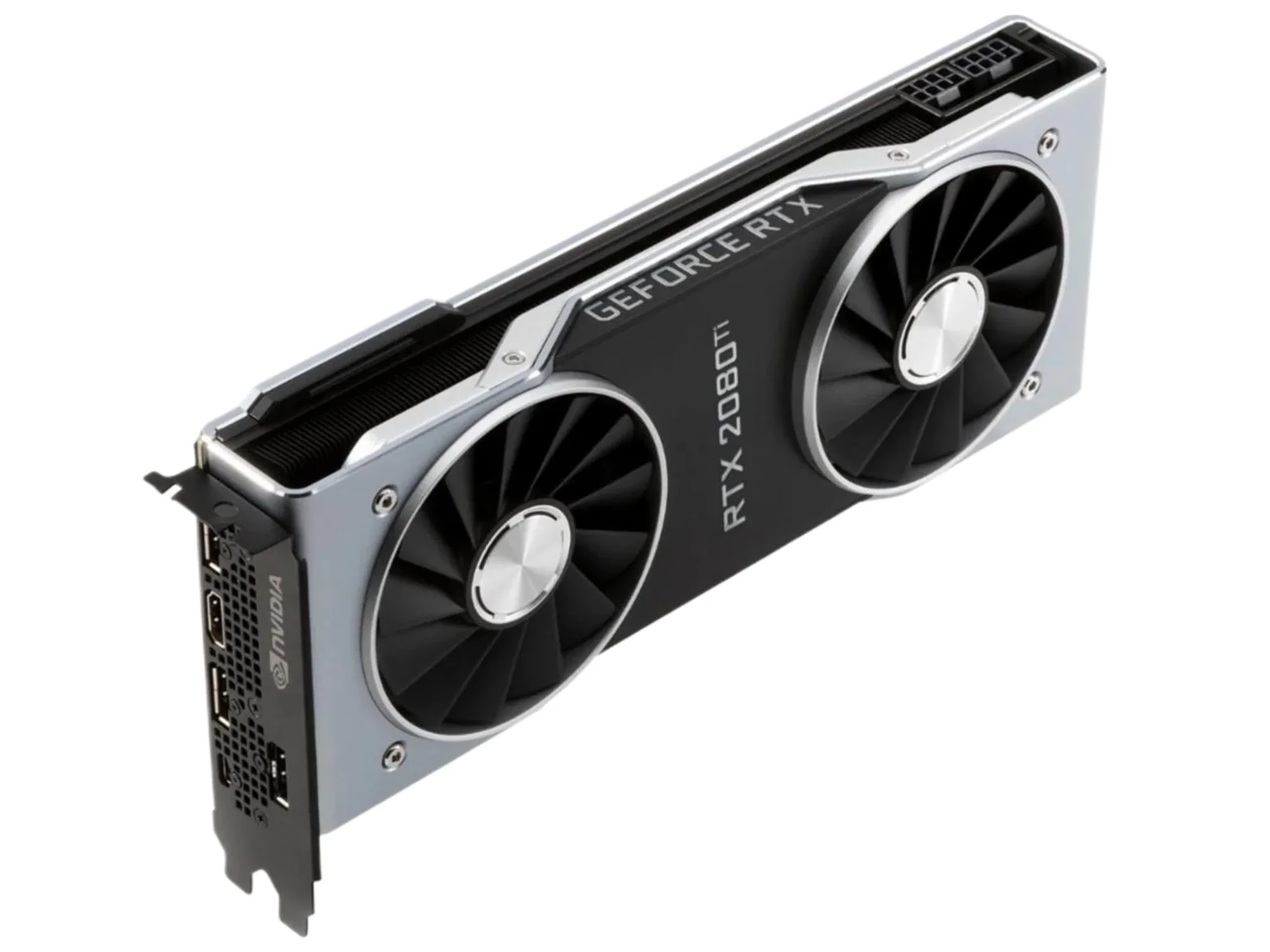 NVIDIA GeForce RTX 2080 Ti - Founders Edition - graphics card - GF RTX 2080 Ti - 11 GB GDDR6 - PCIe 3.0 - HDMI, DisplayPort, USB-C