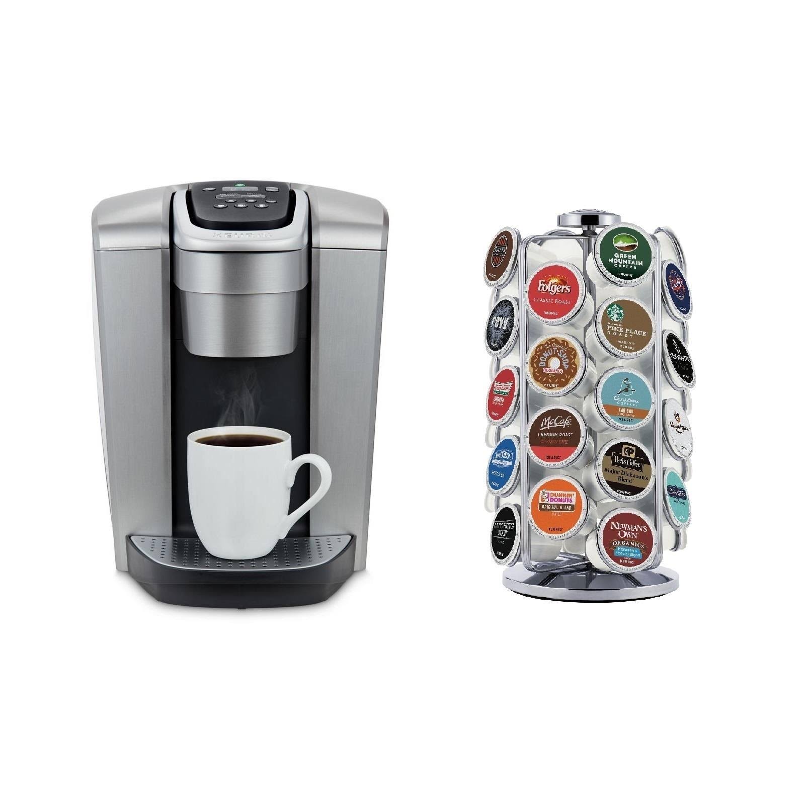 Keurig K-Elite Brewer - Brushed Silver with Pod Carousel