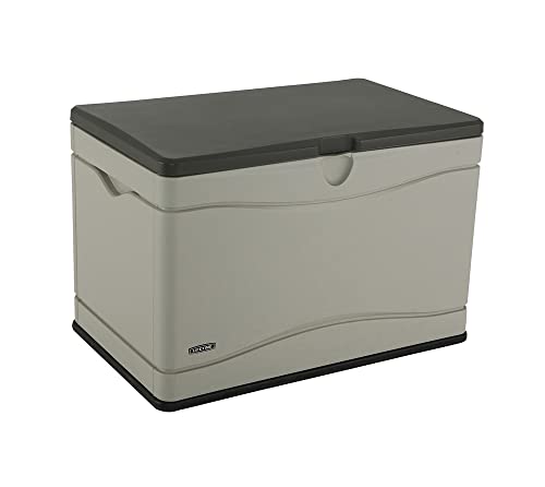 LIFETIME 60254 Heavy-Duty Outdoor Storage Deck Box, 150 Gallon, Desert Sand/Brown