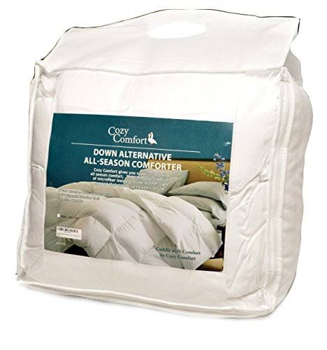Super Oversized King California King Down Alternative Comforter (120 inch x 98 inch) 116 Ounces of Fill, White