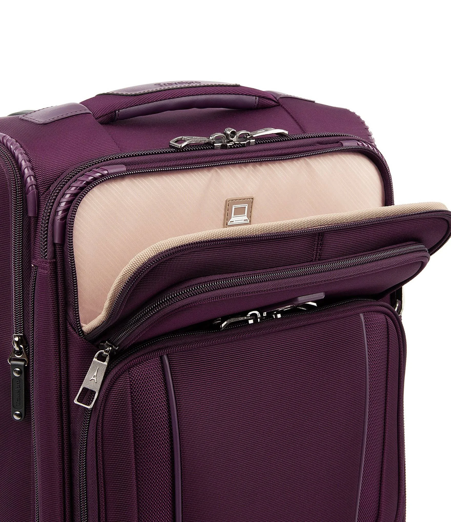 Travelpro Crew Versapack Global Carry-On Expandable Spinner - Perfect Plum