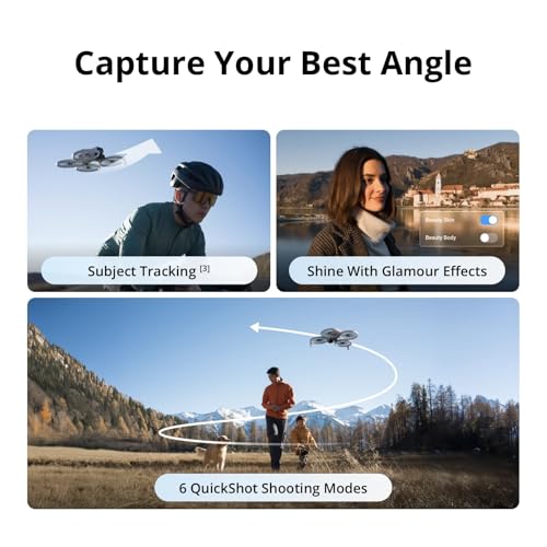 DJI Flip With RC 2 Screen Remote Controller, Follow Me Drone With 4K UHD Camera for Adults, Under 249 g, 3-Axis Gimbal Stabilization, 44000ft/13km Video Transmission, Palm Takeoff, 31-Min Flight Time