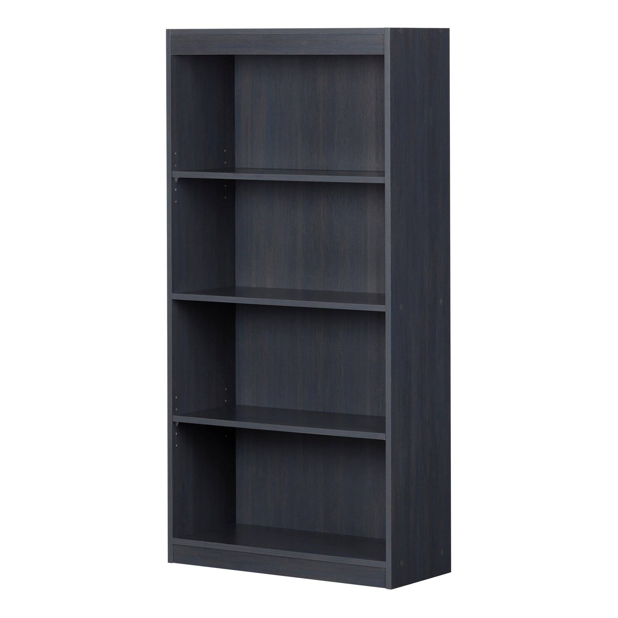 South Shore Axess 4-Shelf Bookcase, Blueberry
