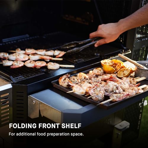Masterbuilt? Gravity Series? 800 Digital Charcoal Grill, Griddle and Smoker with Digital Control, App Connectivity and 800 Cooking Square Inches in Black, Model MB20040221