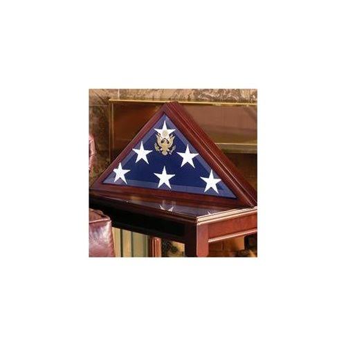 Flag Display Case for Large Flag, Coffin Flag Case