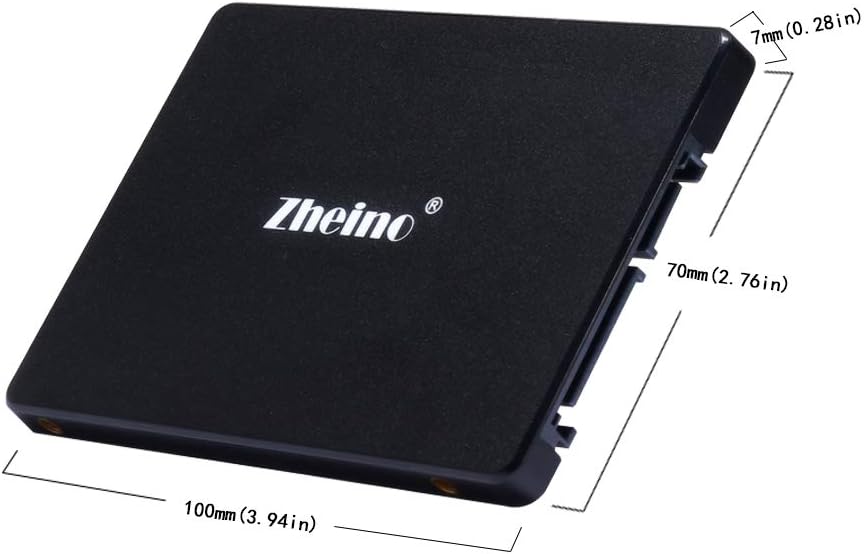 Zheino SSD 512GB C3 2.5 Inch SATA III 3D Nand Internal Solid State Drive (7mm) for Notebook Desktop PC Pack of 2