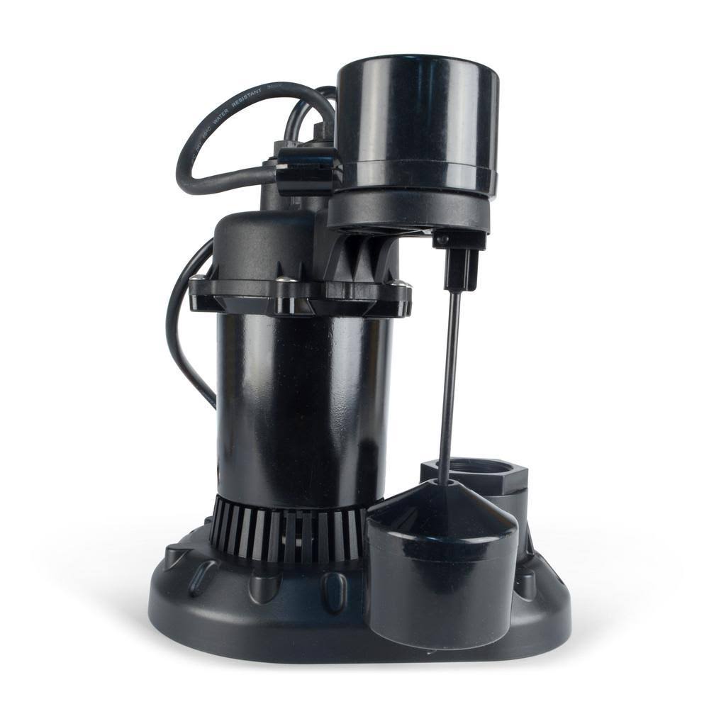 Everbilt 1/2 HP Submersible Aluminum Sump Pump with Vertical Switch