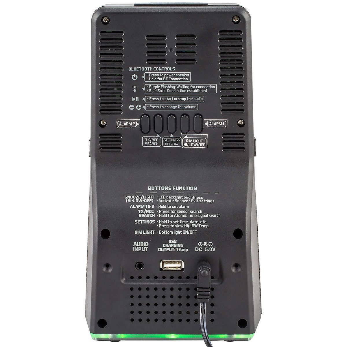 La Crosse Technology Wireless Weather Station with Bluetooth Speaker S87078