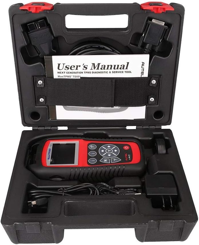 Autel MaxiTPMS TS601, Upgraded of TS508K/TS508/TS408, Wirelessly Sensor TPMS Reprogramming Activation Relearn Tool with OBDII Code Reader Function