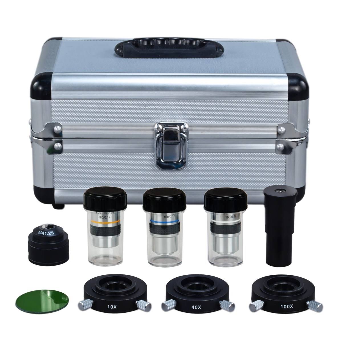 OMAX 40X-2000X Digital Binocular Phase Contrast Compound Microscope with Built-in 3.0MP USB and Interchangable Phase Contrast