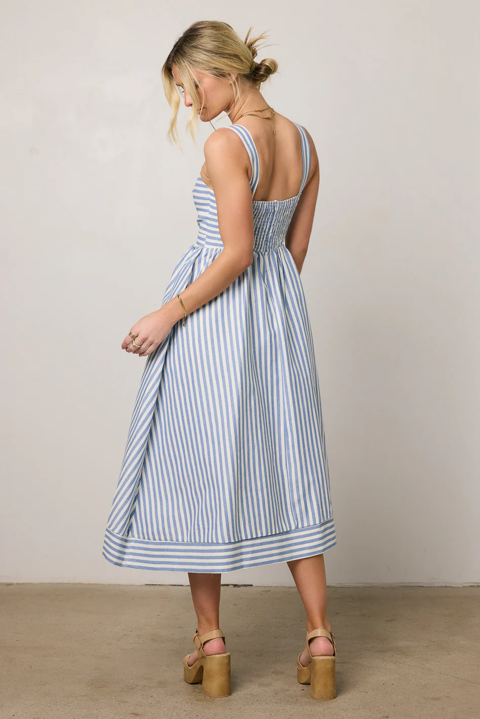 Archie Striped Midi Dress - FINAL SALE