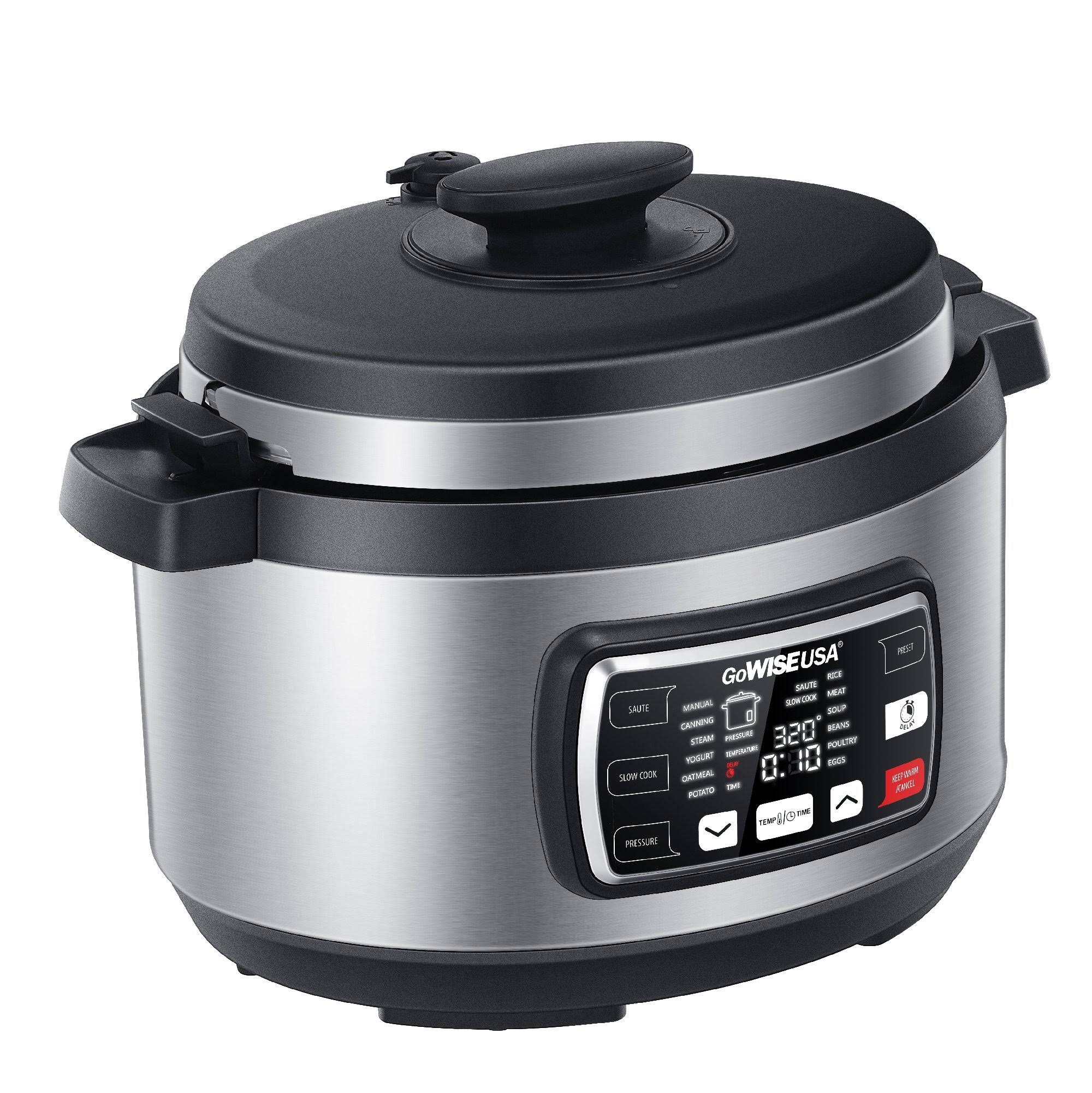 GoWISE USA Ovate 9.5 qt. Oval Electric Pressure Cooker