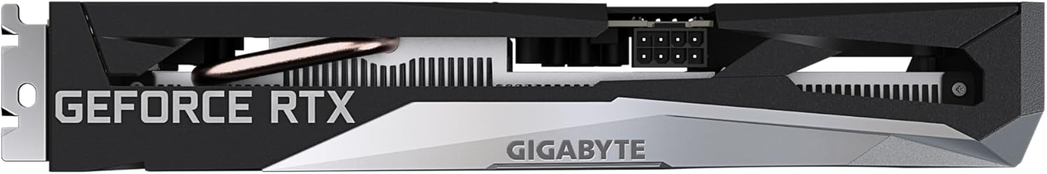 GIGABYTE NVIDIA GeForce RTX 3050 WINDFORCE OC Graphics Card - 8GB GDDR6, 128-bit, PCI-E 4.0, 1792MHz Core Clock, 1x DP 1.4, 1x HDMI 2.1, NVIDIA Ampere - GV-N3050WF2OC-8GD