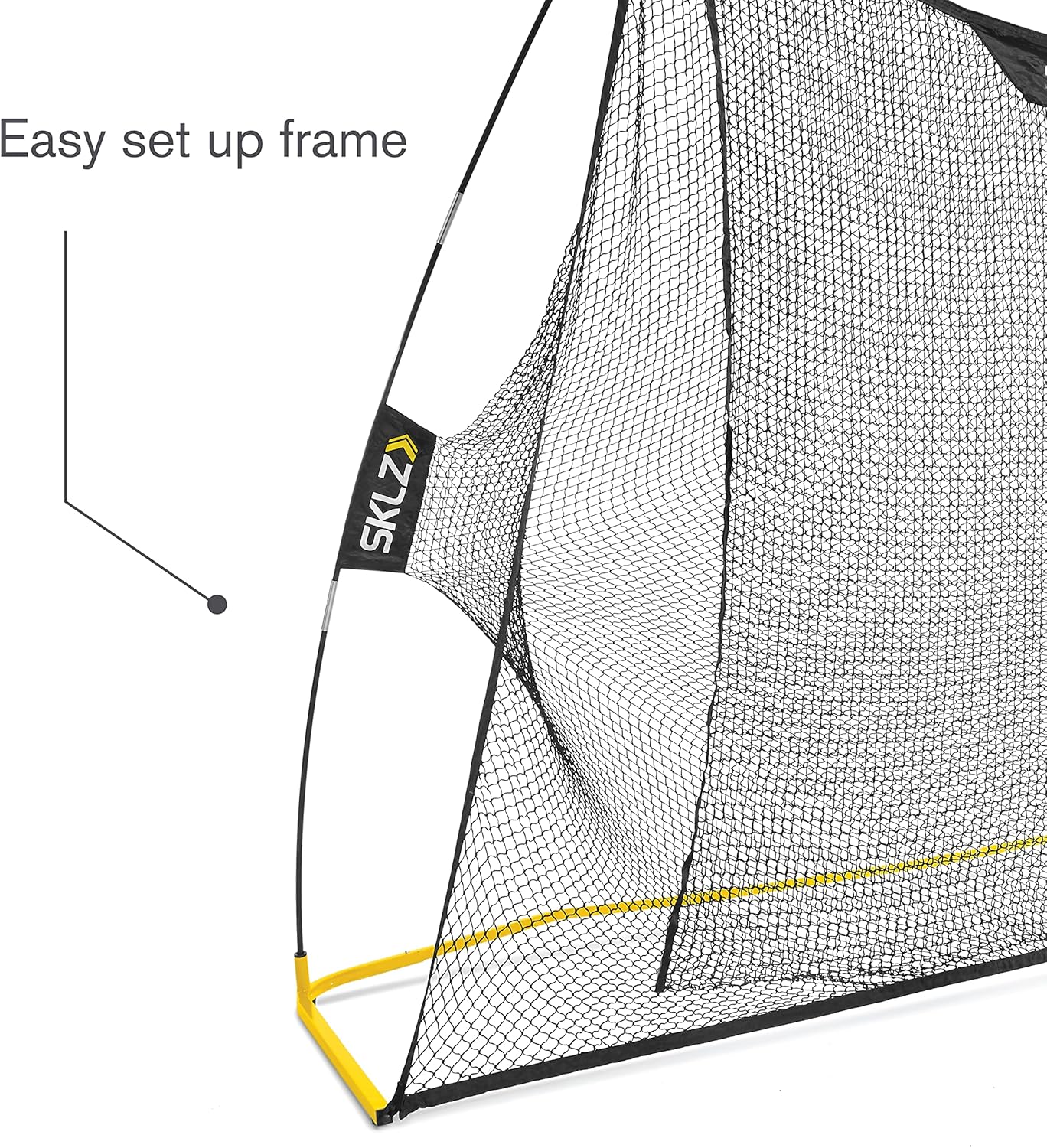 SKLZ Home Range Golf Net for Backyard Practice with Dual Net for Smooth Ball Return and Carry Bag