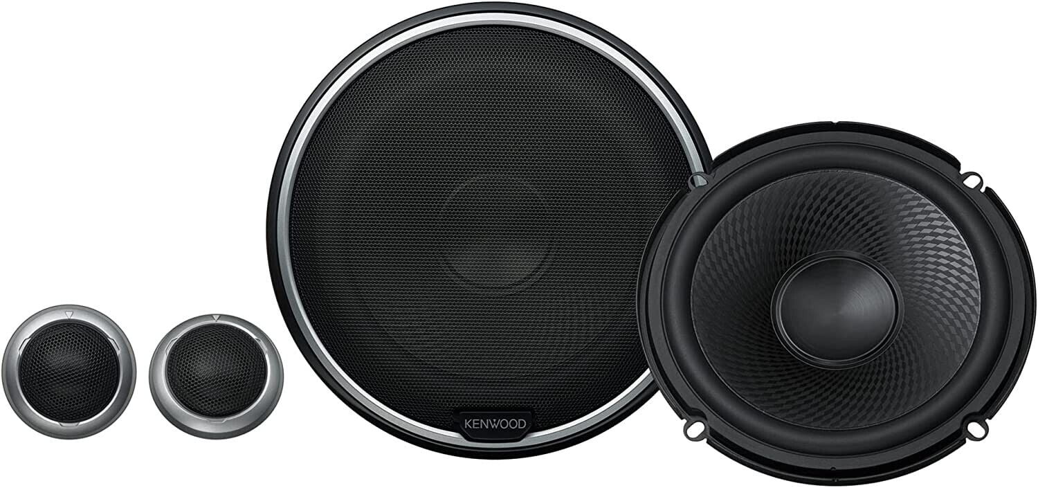 Kenwood KFC-P71 Concert Series 280 Watts 6-1/2" Component Speaker System