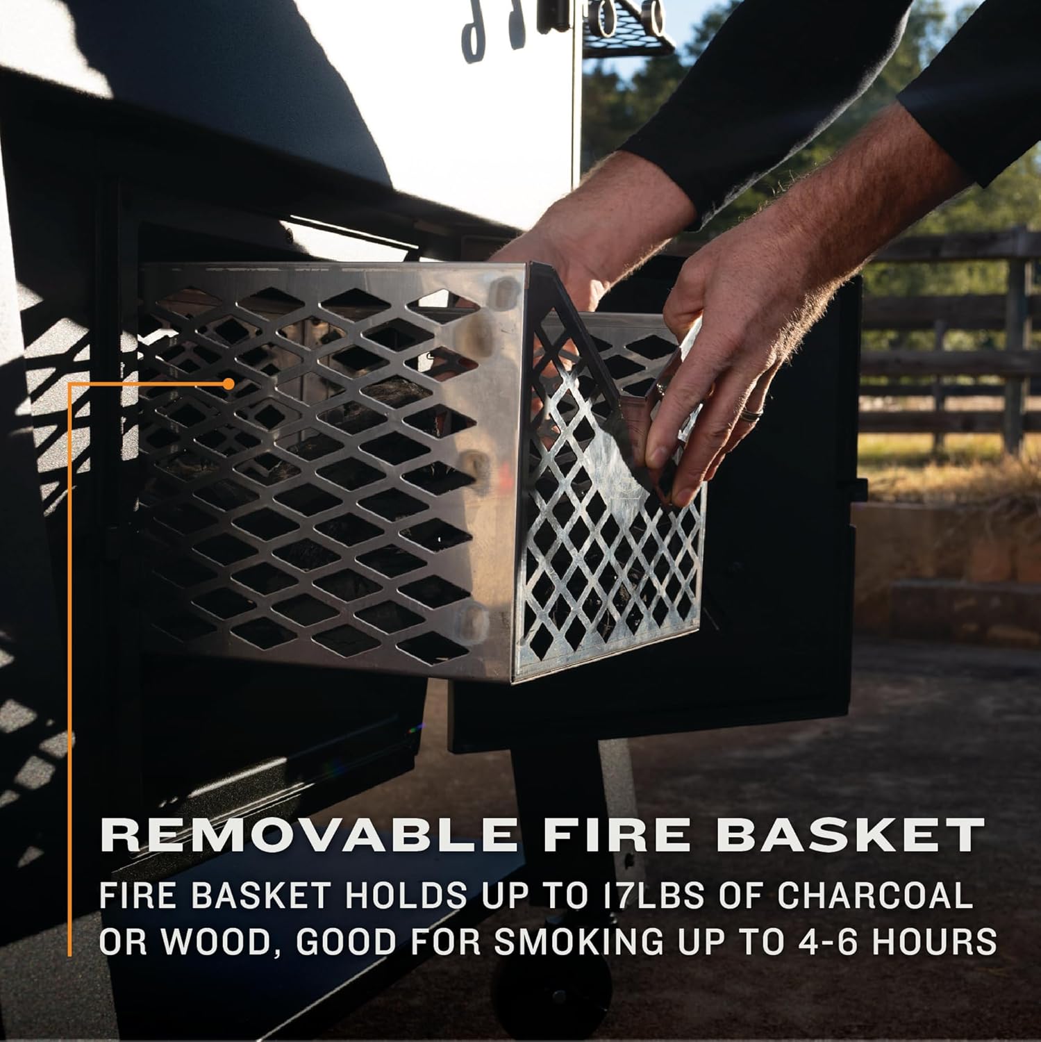 Oklahoma Joe's® Marshal Centerbox™ Smoker, Black Steel - 23202164