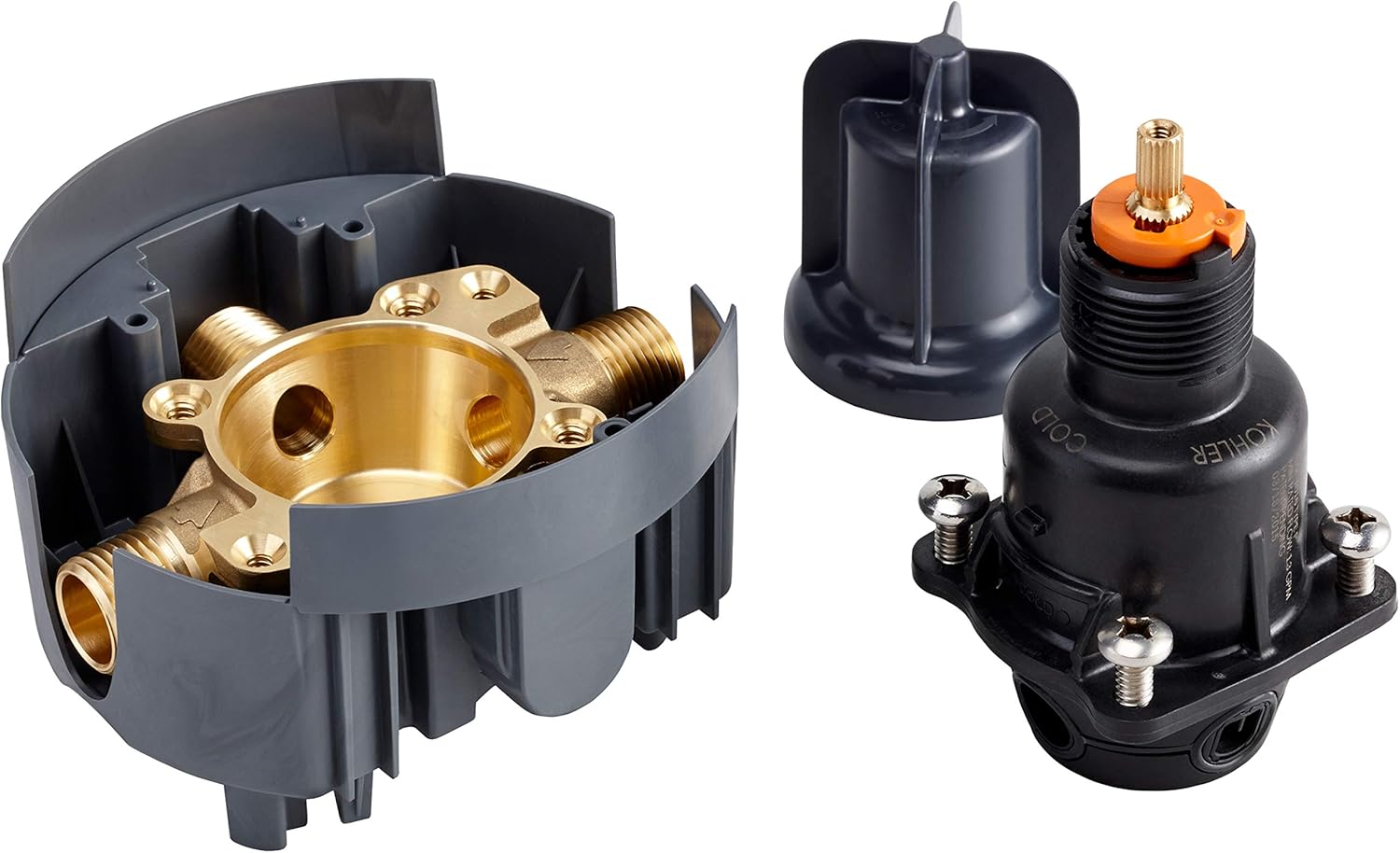 Kohler K-8304-K-NA Universal Rite-Temp Pressure-Balancing Valve Body and Cartridge Kit , Gray , 6.25 5.25 5.50