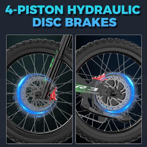 50MPH 6000W / 40MPH 3000W Electric Dirt Bike for Adults, 60V 25Ah Removable Battery Electric Motorcycle Up to 50miles, 24.5" MTB Tires (Rim 19'') E Moto, All Terrain E Bike Full Suspension