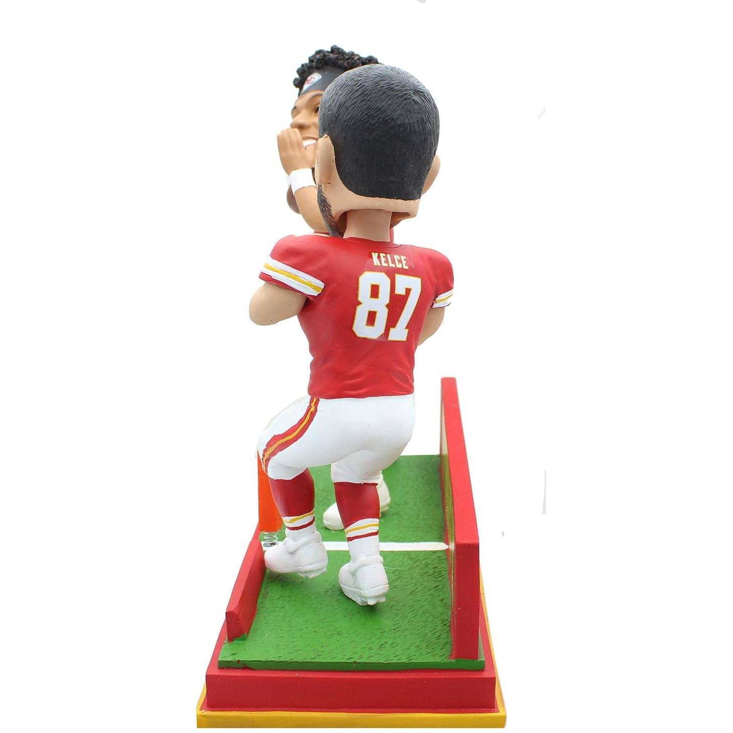 Kansas City Chiefs Patrick Mahomes u0026 Travis Kelce Dual NFL Resin Bobblehead Set