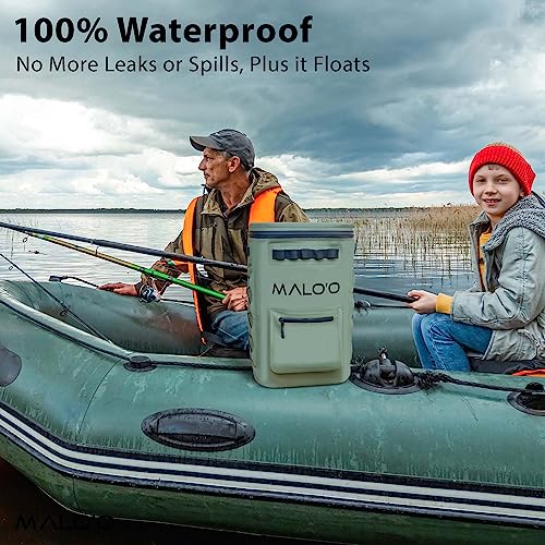 Malo'o Pro Adventure Insulated Backpack Cooler Holds 30 Cans for 48 Hours - Perfect Cooler Backpack Camping, Hiking, Fishing, Kayaking, Sports, or Beach- IceCell Technology Construction