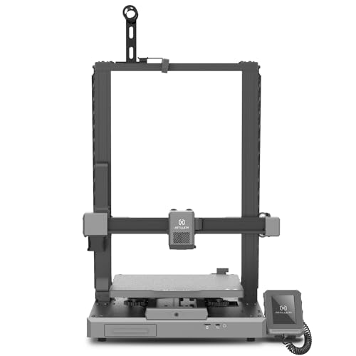Artillery Sidewinder X3 Plus 3D Printer, 300x300x400mm Large Printing Size, 300mm/s High-Speed and 49-Point Auto-Leveling and Dual-Gear Direct Extruder, Smooth Detail, Automatic Cleaning Nozzle