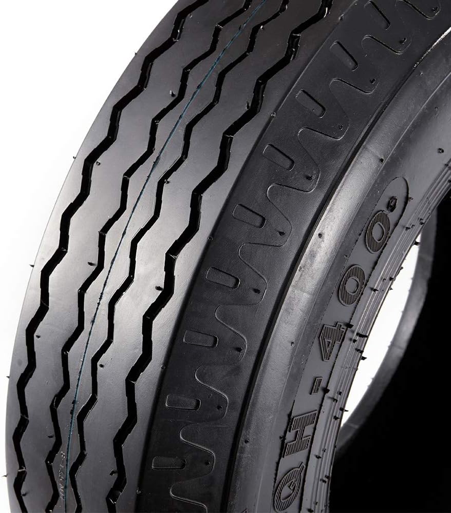 Set of 2 Heavy Duty Highway Trailer Tires 8-14.5 Load Range G 8x14.5 8-14.5 Motor Mobile Home Tire, 14PR