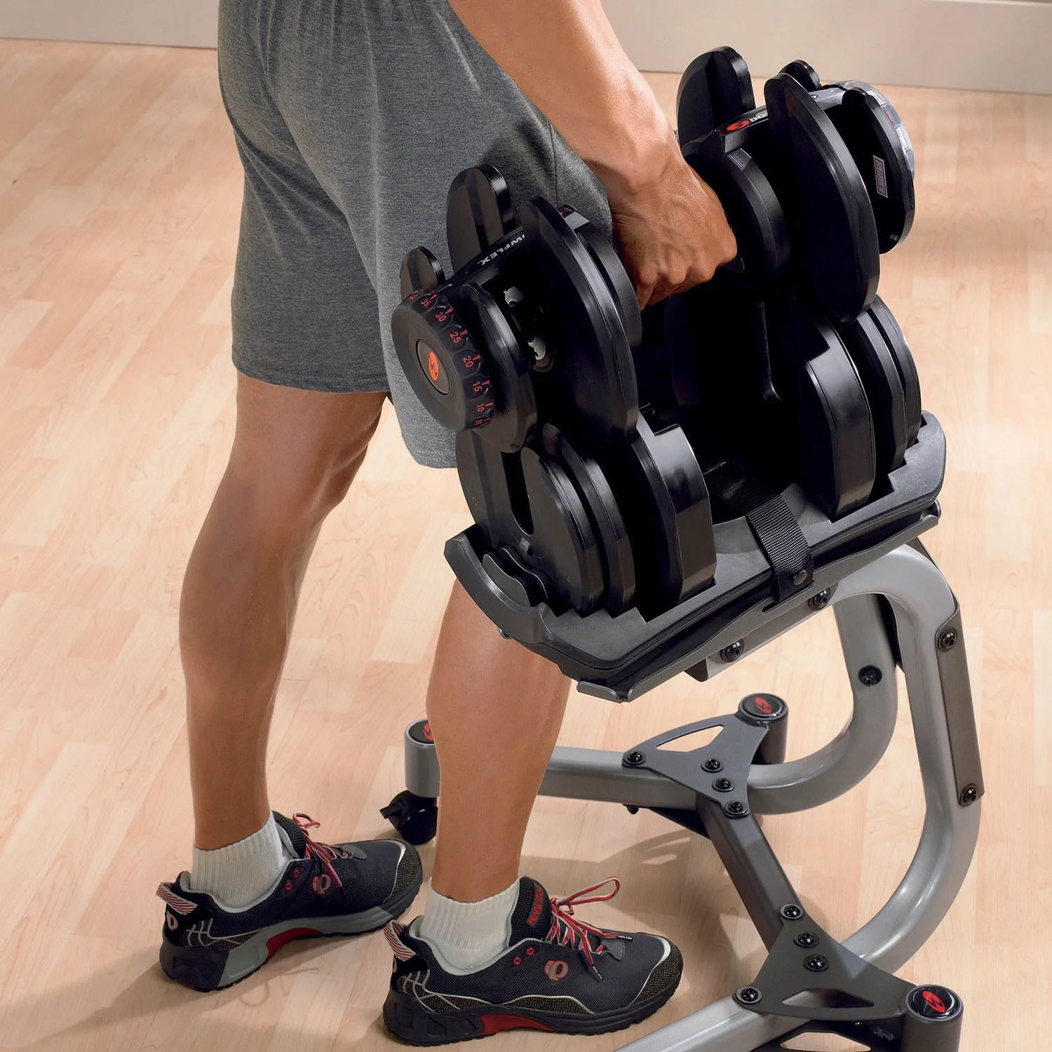 Bowflex SelectTech 1090 Adjustable Workout Exercise Dumbbell Weights, Pair