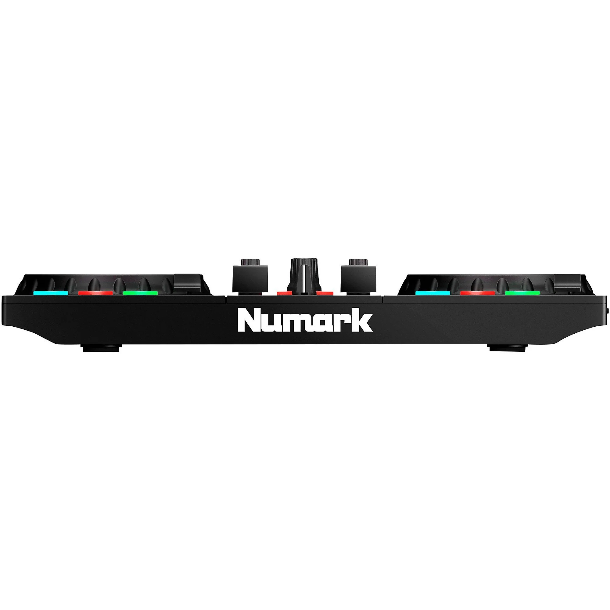 Numark Beginners Party Mix II - DJ Controller Set with Built-In Lights, Mixer for Serato Lite and Algoriddim Pro AI