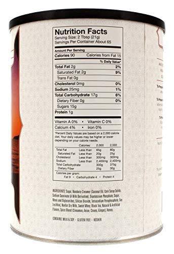 Pacific Chai Spice Chai Latte Instant Powdered Mix, 3 Pound Canister (Pack of 6)