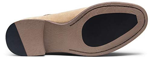 Jousen Men's Chelsea Boots Lightweight Casual Chukka Ankle Boots Classic Elastic Dress Boots For Men