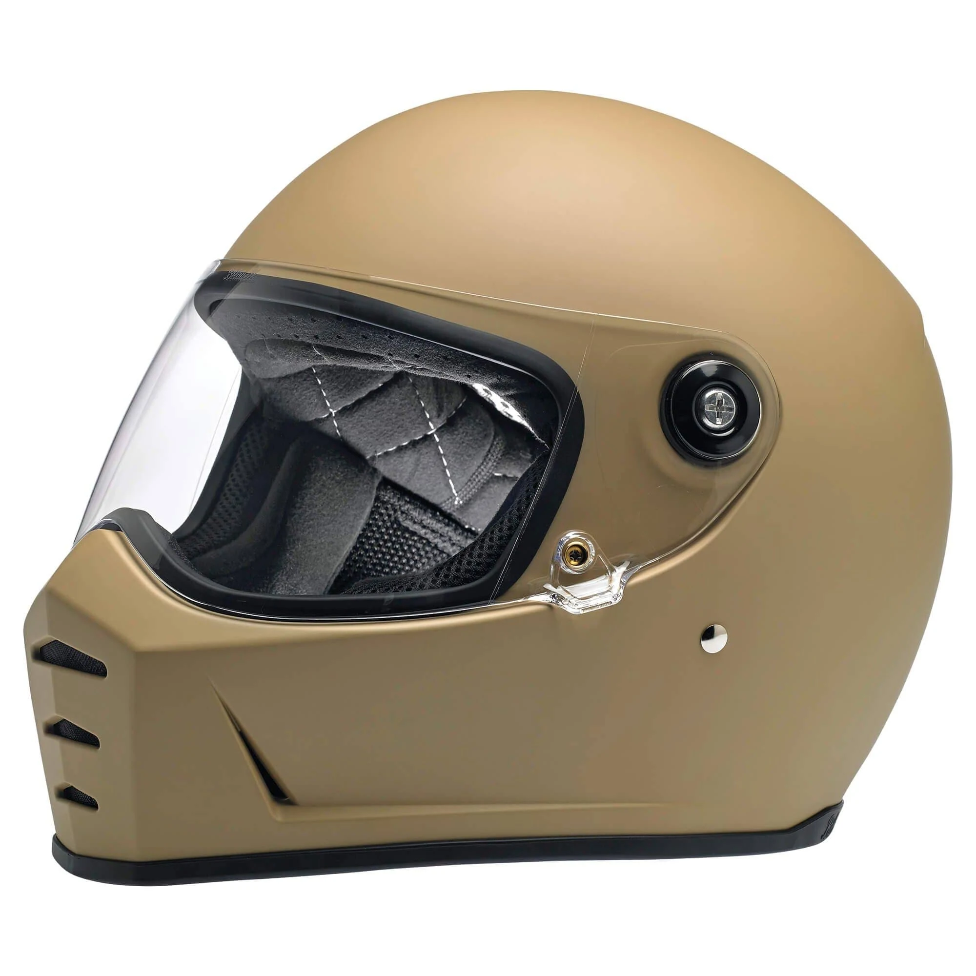 Biltwell Lane Splitter Helmet, Flat Coyote Tan / Medium
