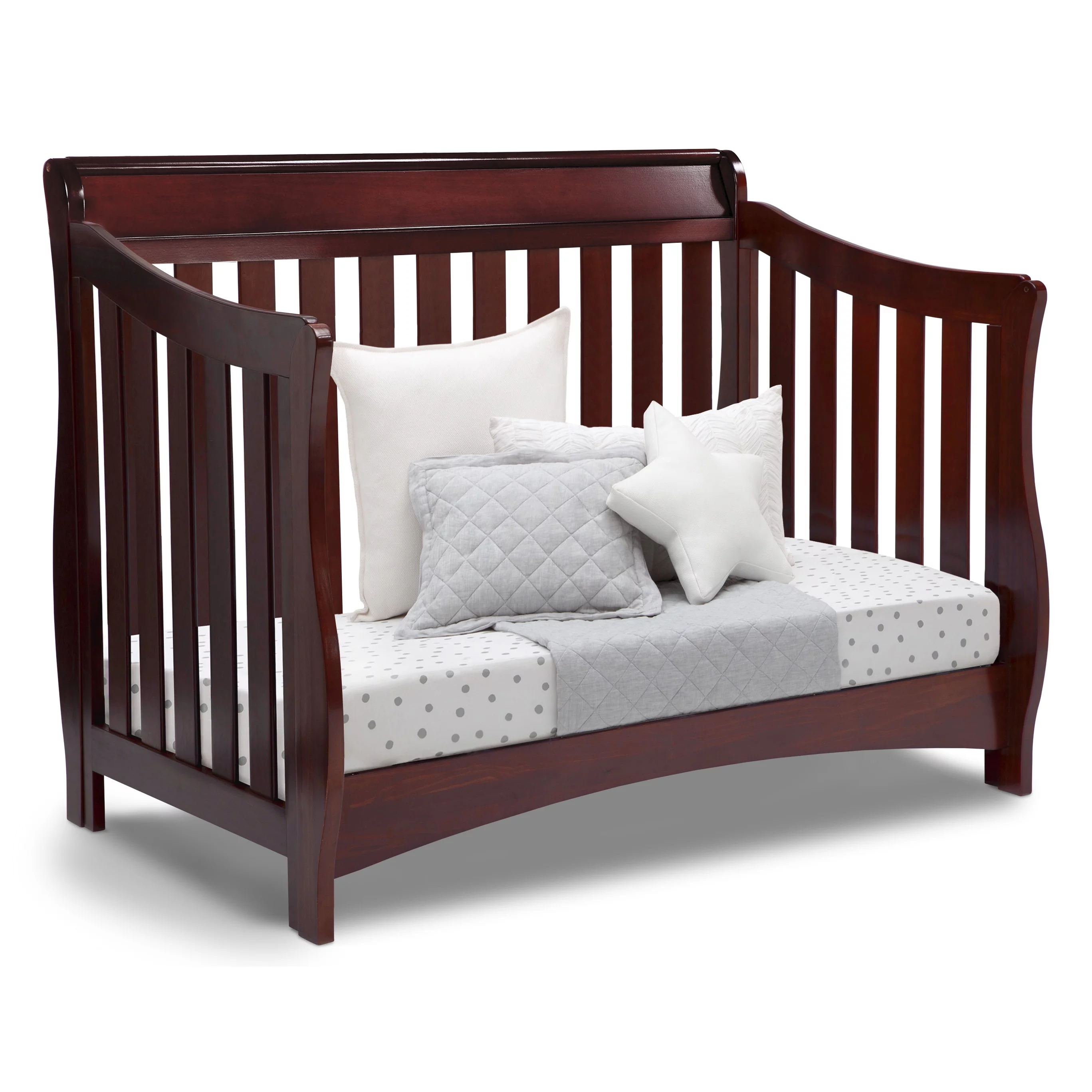 Delta Bentley S Series 4-in-1 Convertible Crib in Black Cherry Espresso