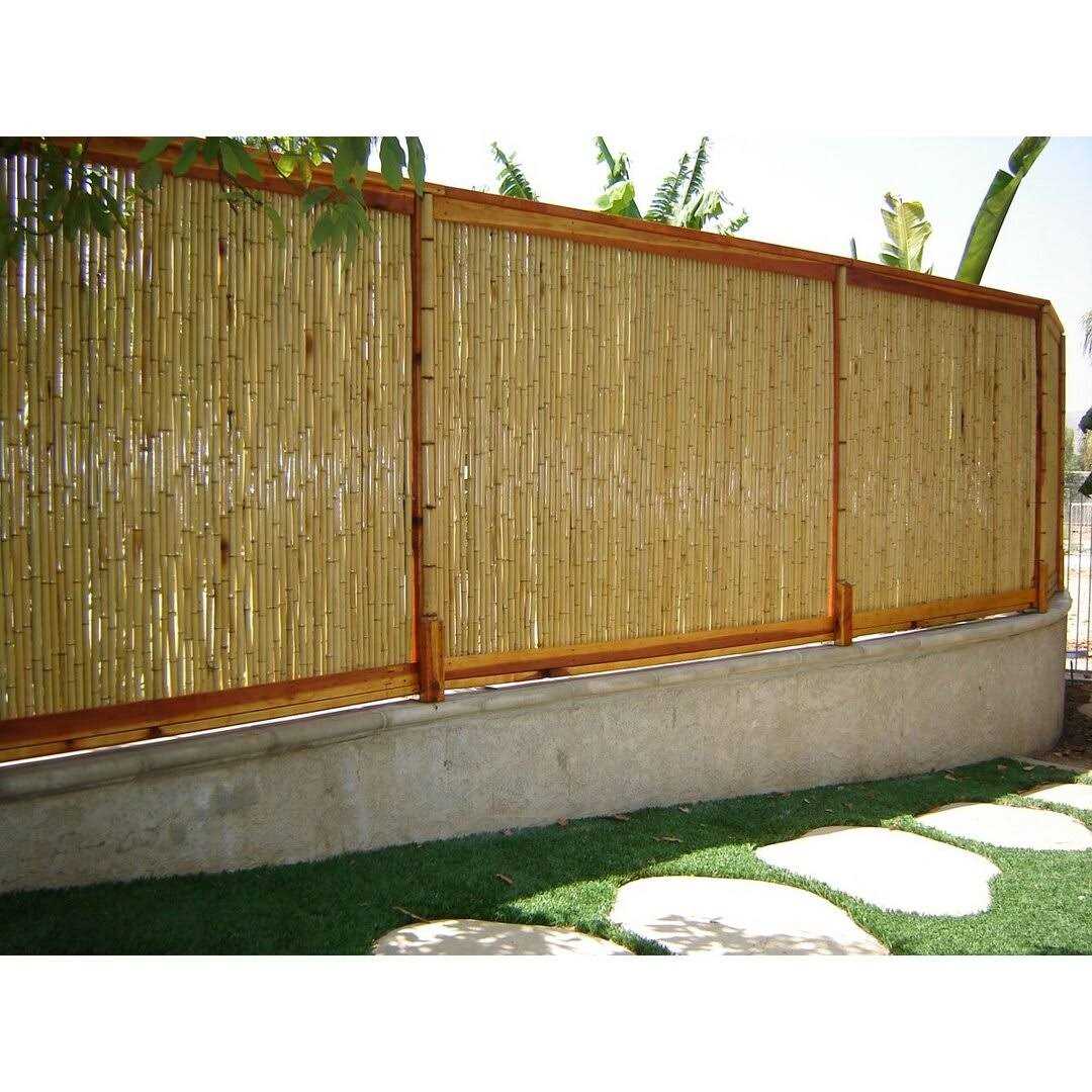 Backyard X-Scapes Bamboo Fencing Natural