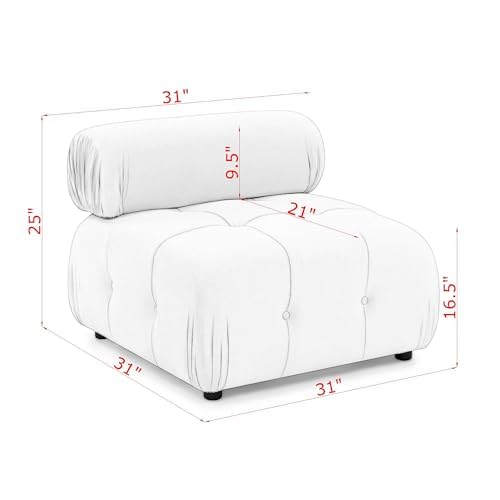 Boucle Bubble Corduroy Cloud couches Couch Modular Cloud Sofa Modern sectional, Teddy Fabric Comfy sectional couches for Living Room dupes Living Room (Beige)