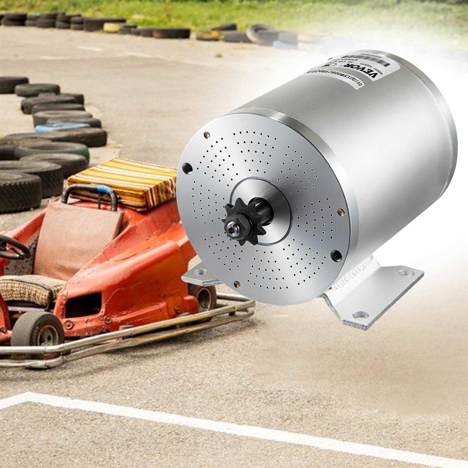 VEVOR 2000W 48V Dc Brushless Motor w/Mounting Bracket &amp;Controller &amp;Key for E-Scooter - Shop Hardware Tools Online Store