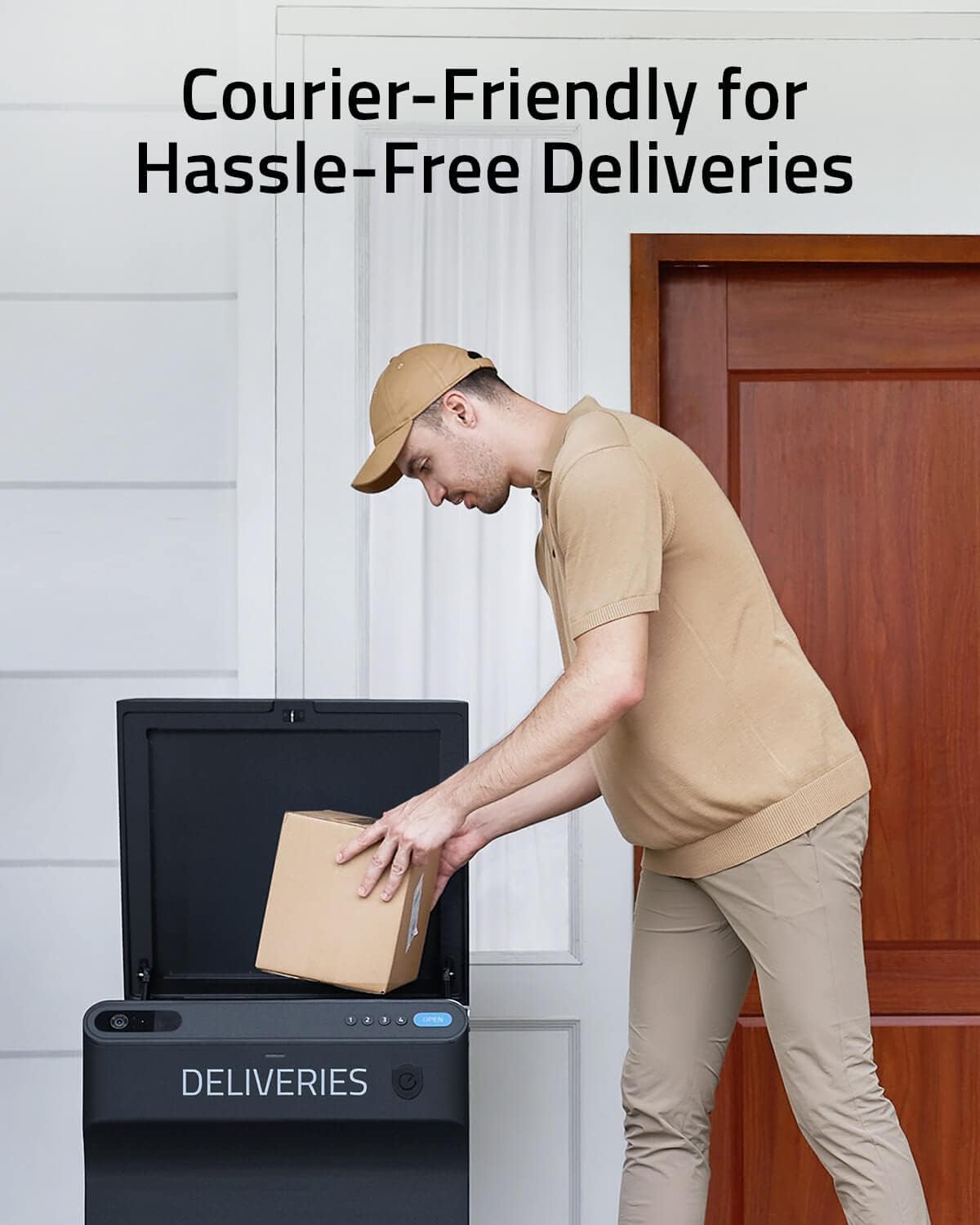 eufy Security, SmartDrop, Smart Delivery Box, App Notifications for Deliveries, Remote Control, 24/7 Package Protection, Works with All Couriers