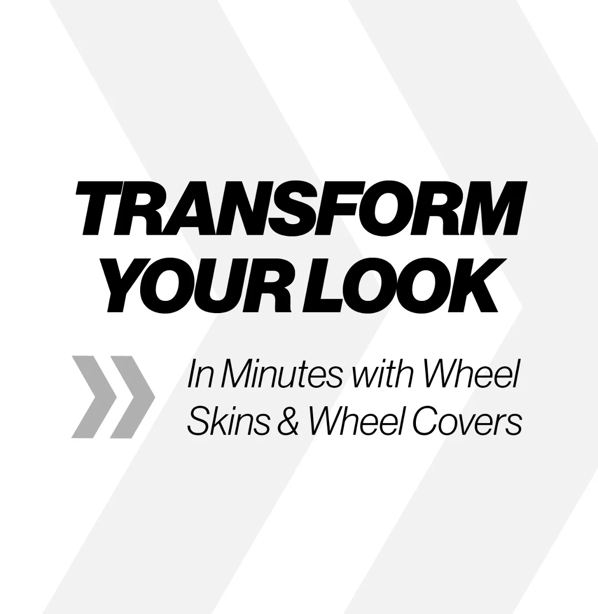 PACRIM 18 inch Gloss Black Wheel Skin Cover |Designed for 18" Chevrolet Blazer 2LT, 3LT 2019 - 2022 |Set of 4