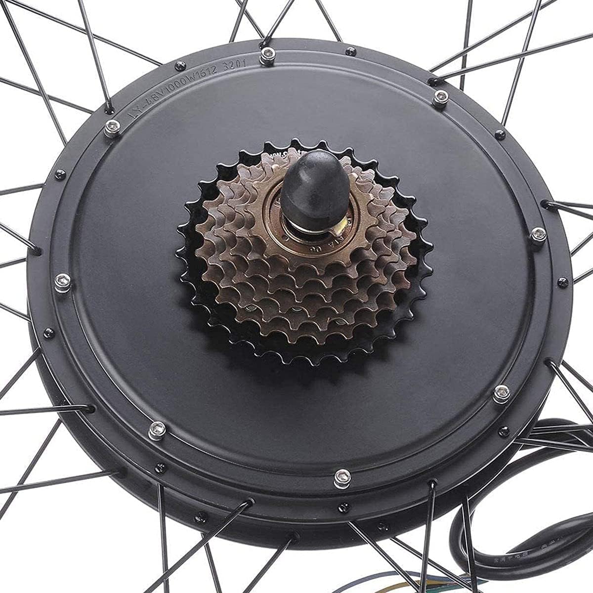 48V 1000W Front or Rear Wheel Hub Motor Brushless Gear Bicycle Electric Bike Conversion Kit with LCD Display for 20"/ 24" / 26"/27.5" / 28"/ 29" / 700C Wheel Ebike,FrontWheel-26INCH
