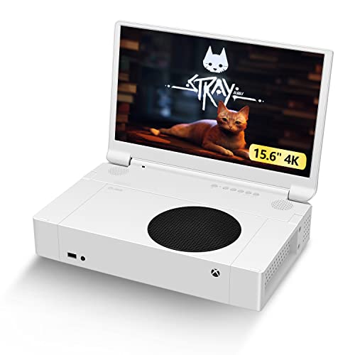 G-STORY 15.6" Portable Monitor for Xbox Series S 4K Portable Gaming Monitor IPS Screen for Xbox Series S（not Included） with Two HDMI, HDR, Freesync Game Mode Travel Monitor