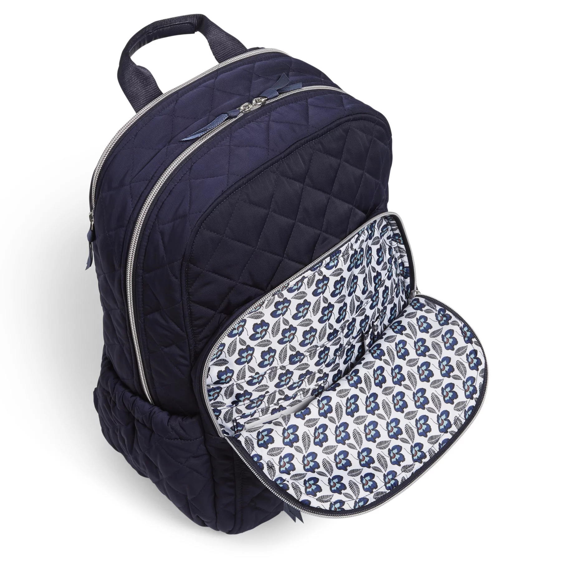 Vera Bradley Women's Performance Twill Campus Backpack Classic Navy
