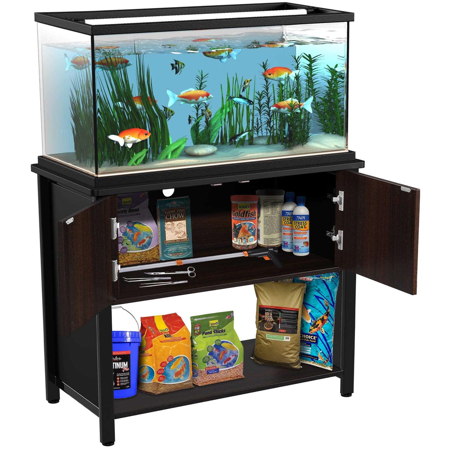 GDLF Fish Tank Stand Metal Aquarium Stand with Cabinet - Pet Supplies online store
