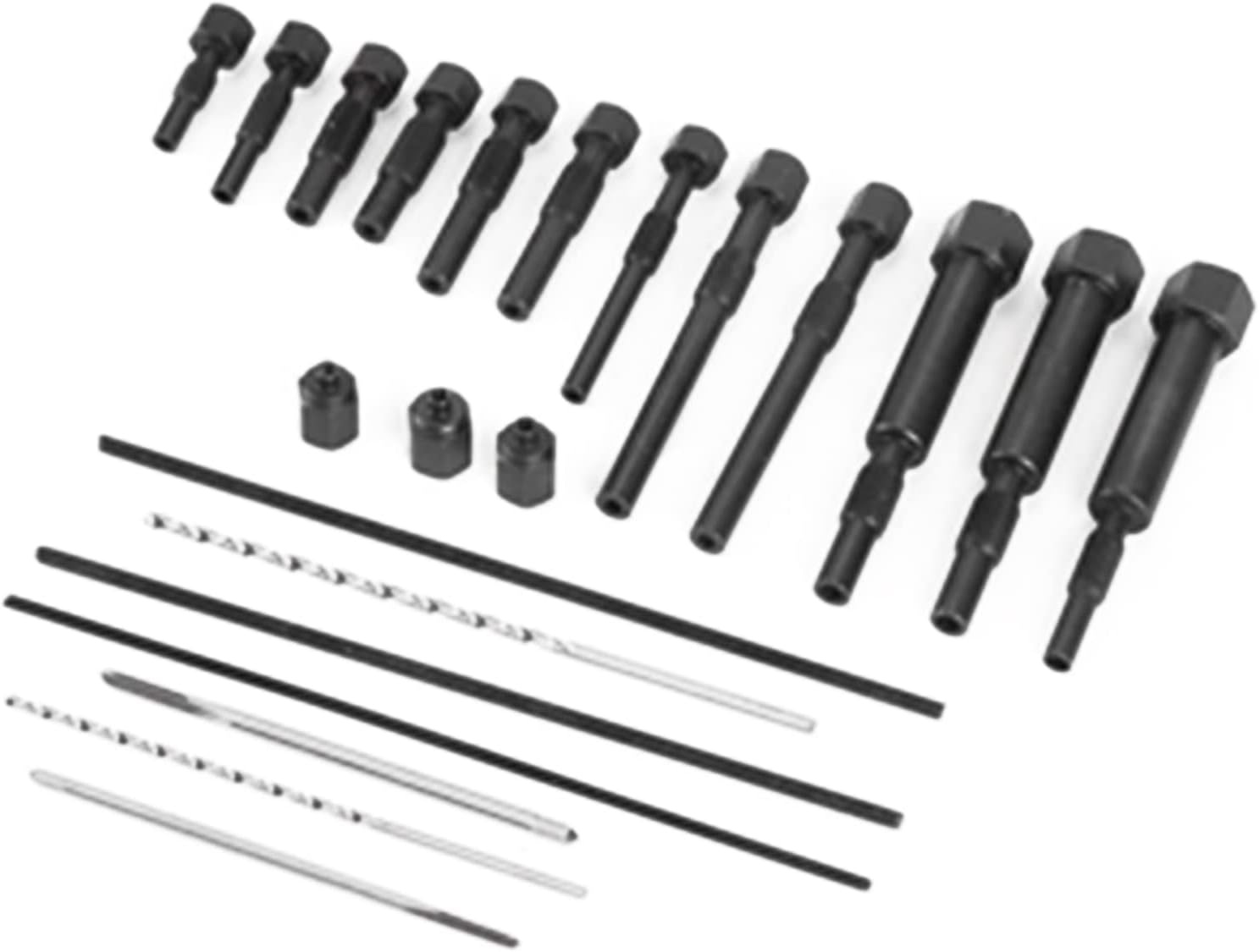 FXTUL Glow Plug Extraction Kit 22PCS Glow Plug Removal Tool, Glow Plug Electrodes Removal Extracting Plugs Tool for M8 & M10 Extract Glow Plug Electrodes Small Engine Repair Tool Pack of 2
