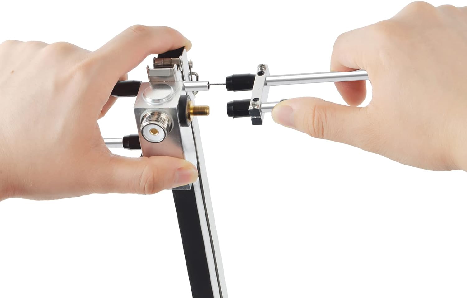 TWAYRDIO Foldable VHF UHF Yagi Antenna,Dual Band 2m 70cm High Gain Vertical Base Station Yagi Antenna