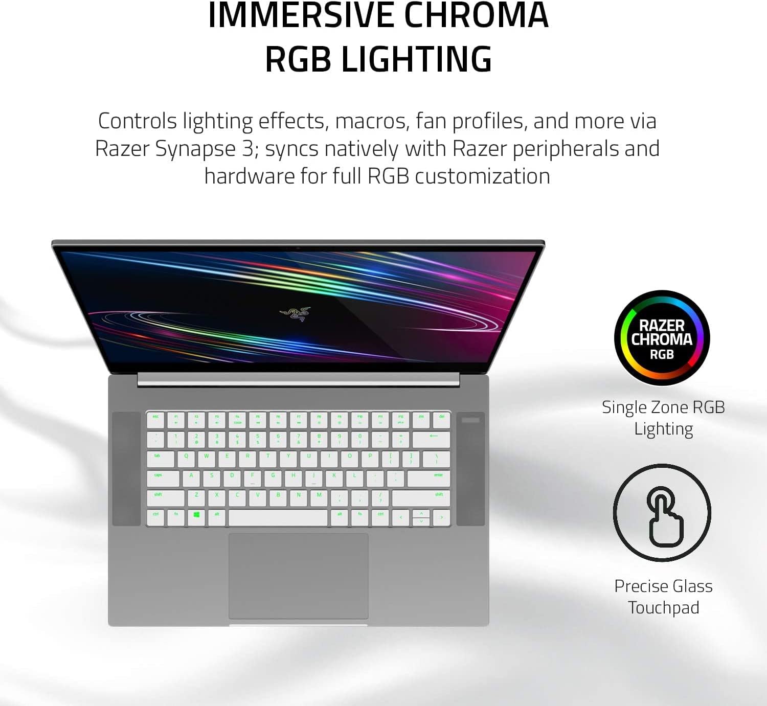 Razer Blade 15 Gaming Laptop, 15.6” 4K OLED Display, Intel i7-10750H 5.0GHz, NVIDIA GeForce RTX 2070 Max-Q 8GB GDDR6, Wi-Fi 6, Thunderbolt 3, Backlit KB, Dolby Audio, Win 10, w/Accessories