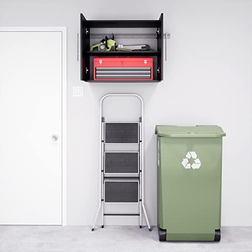 Prepac HangUps Upper Storage Cabinet - Elegant and Spacious Wall Cabinets to Maximize Your Storage, 36" Size, Classic White Finish